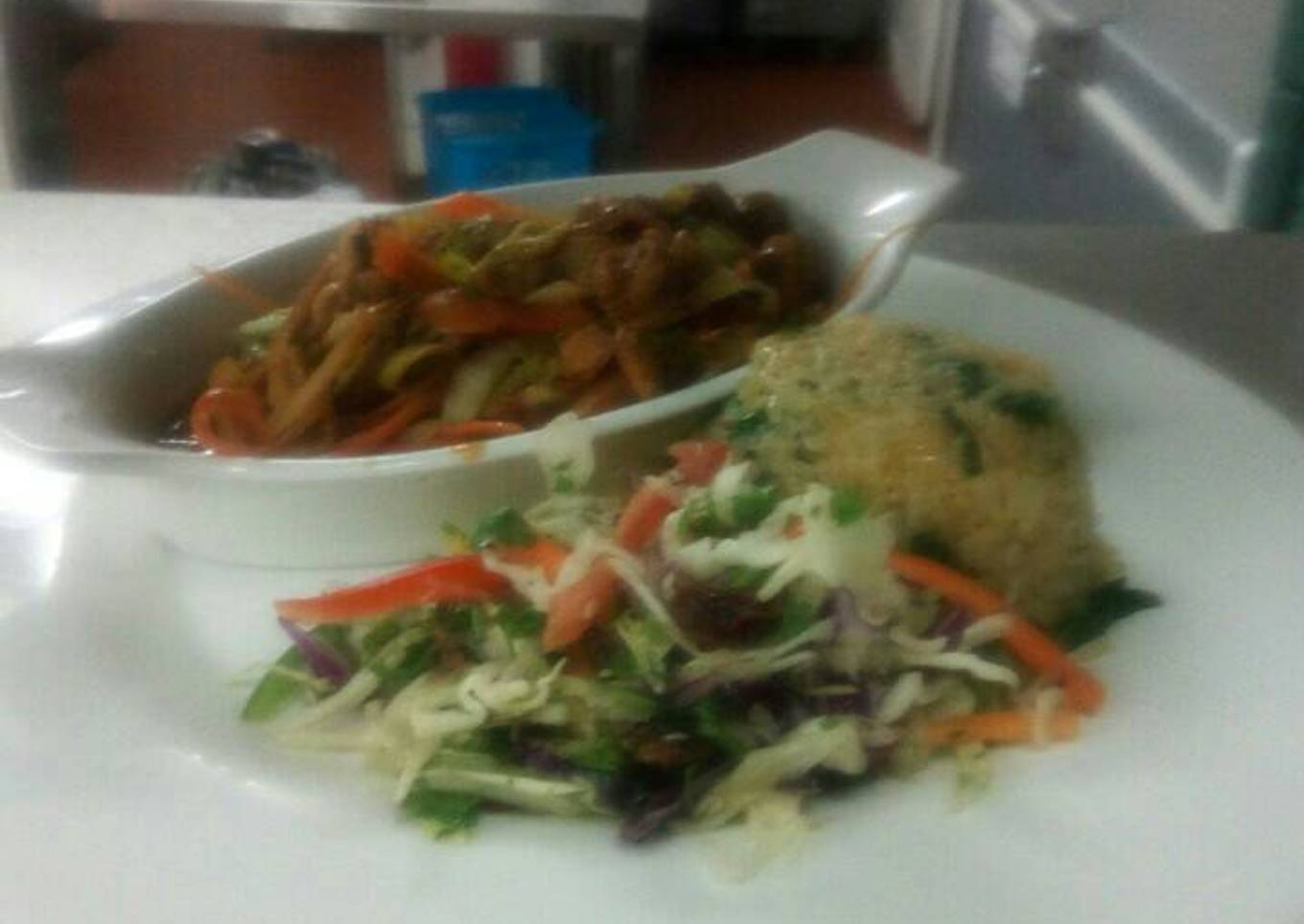Stir fried chicken