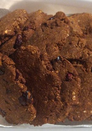 Una foto de Galletas de algarroba y avena