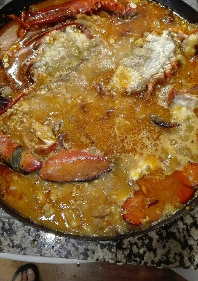 Una foto de Arroz caldoso con bogavante
