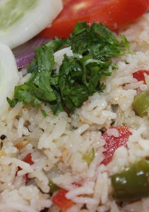 A picture of Veg Pulav.