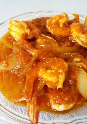 Foto resep Udang Asam manis
