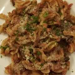 Pasta tornillo con champiñones-レシピのメイン写真