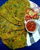 Spring Onion Paratha