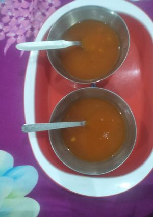 A picture of Tomato soup.