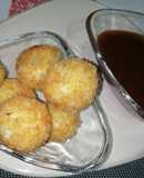 Bolas de queso crema y jalapeños