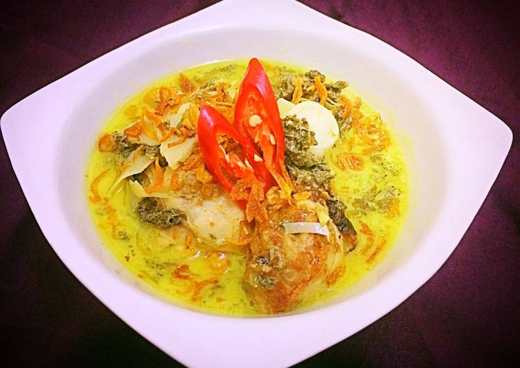 Cara mudah Menyiapkan Gulai Daun Bangun-Bangun, Enak Banget