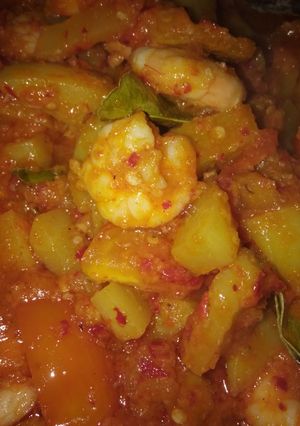 Foto resep Balado Kentang Udang