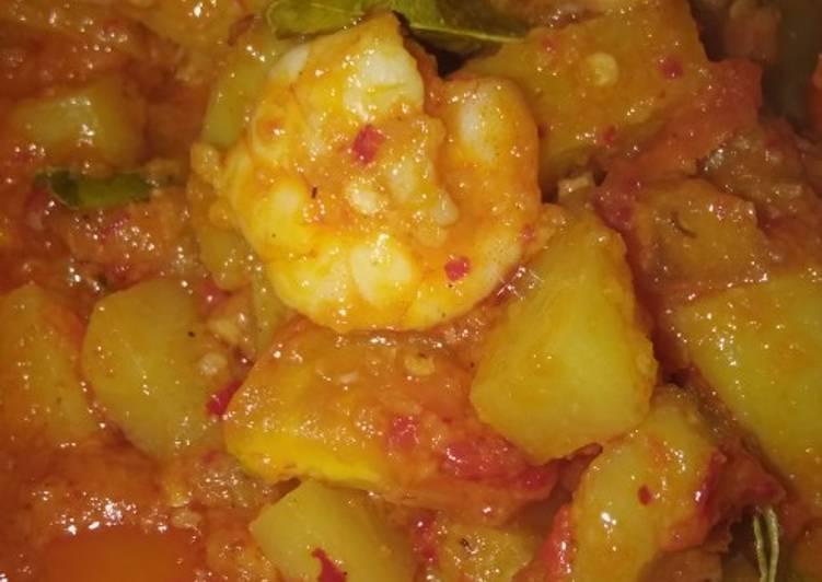 Cara Gampang Membuat Balado Kentang Udang Anti Gagal