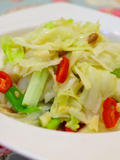 甜豆醬炒高麗 的食譜成品照片