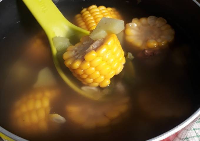 Sayur asem manisa,jagung,kacang panjang