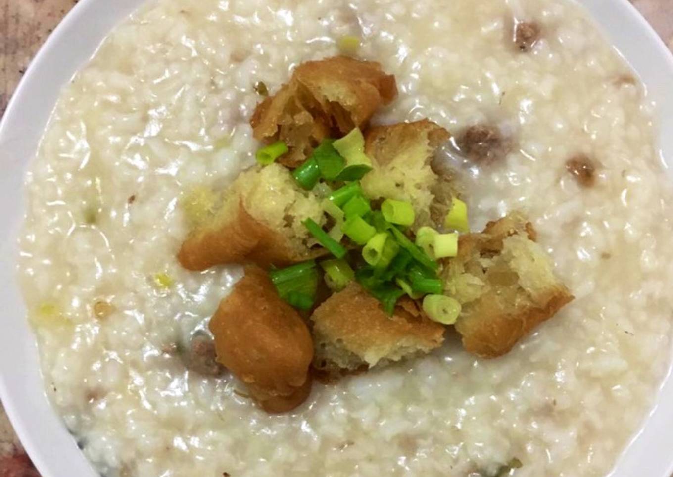 Bubur ayam cakwe