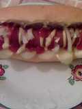 Hot dog cebulowo ogórkowy