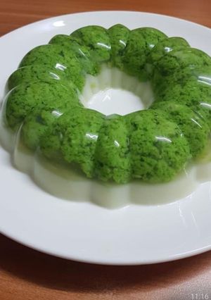 Foto resep Pudding lumut tanpa santan