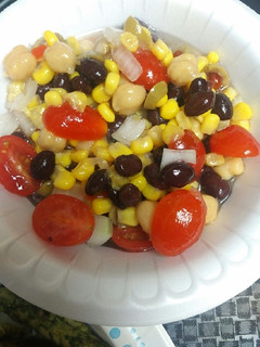A picture of Black Beans and Corn Salad.