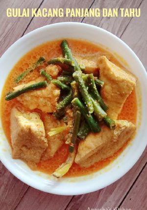 Foto resep Gulai Kacang Panjang & Tahu
