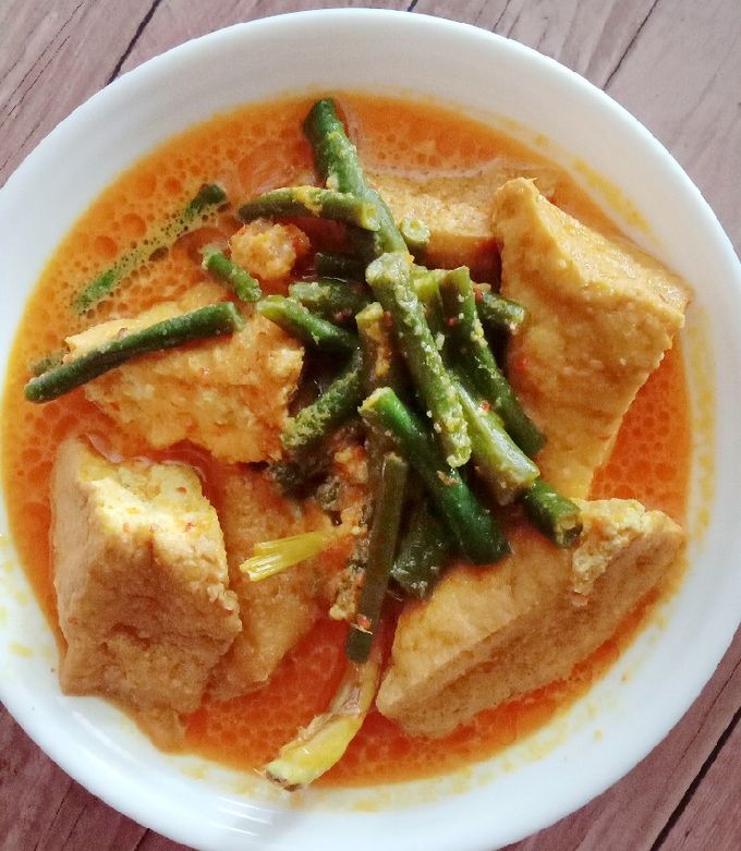 Foto resep Gulai Kacang Panjang & Tahu