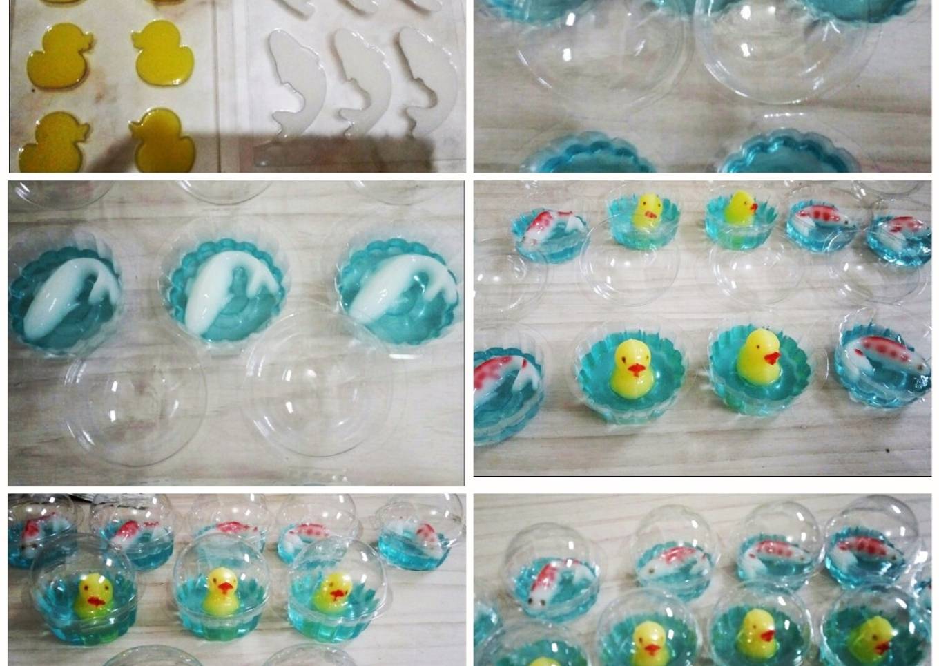 Pudding bebek & ikan 🐣