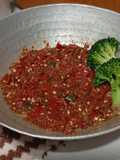 Sambal terasi Cabai mentah