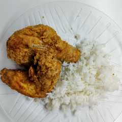 Una foto de Pollo frito crocante