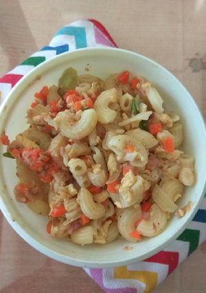 Foto resep Makortel (Makaroni, kornet, telur, wortel)