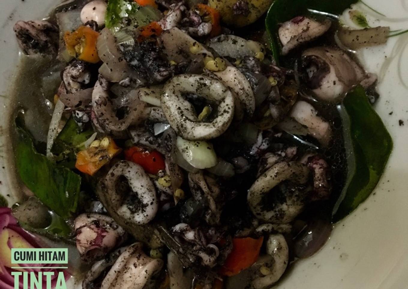 cumi hitam asin