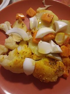 Una foto de Coliflor al vapor