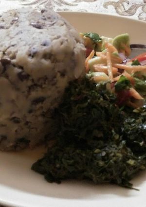 A picture of Mashed njahi.