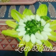A picture of Salad Greens and Radish Bowl.
