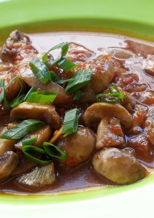 Foto resep Jamur Kancing pedas Manis