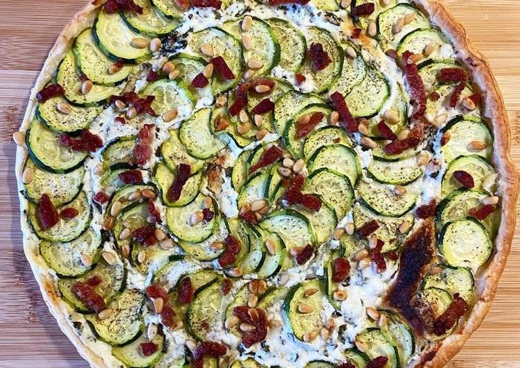 Recette de Ultime Tarte Courgette Chèvre frais