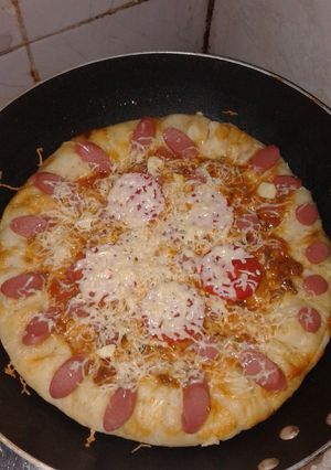 Foto resep Pizza Teflon modal 15.000