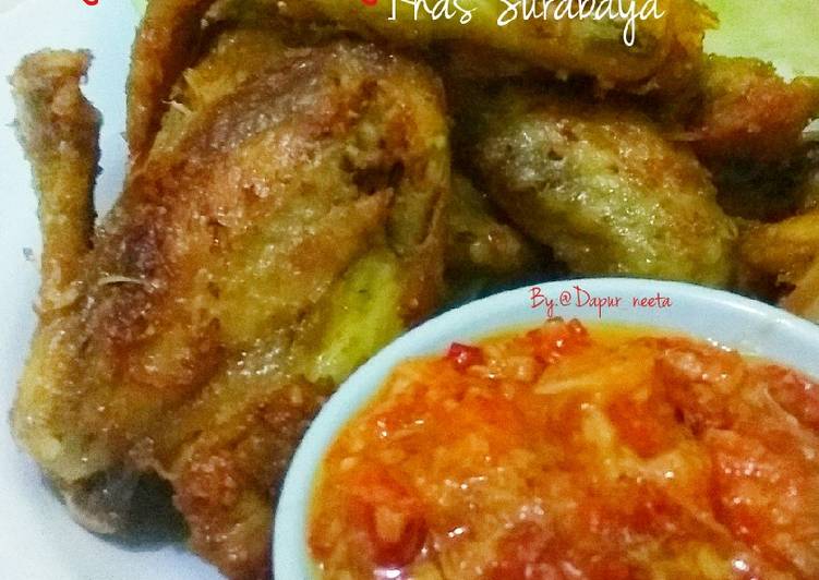Resep Ayam Penyet Khas Surabaya yang Lezat Sekali