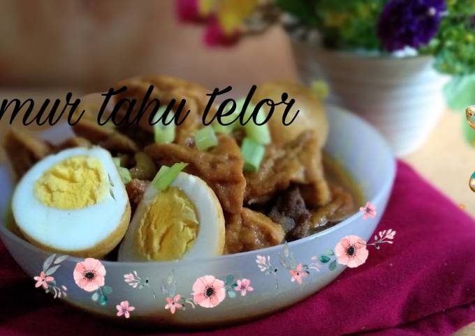 Resep semur tahu telor nikmat