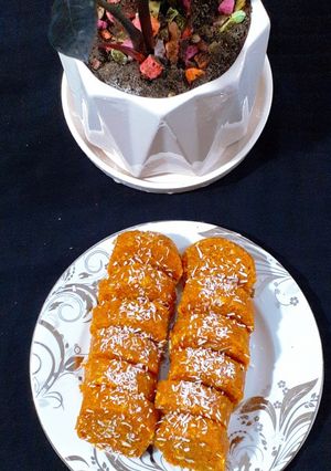 عکسی از دستور دسر هویج و گردو🥕🥕