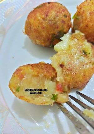 Foto resep Perkedel Kentang Kari tanpa Telur