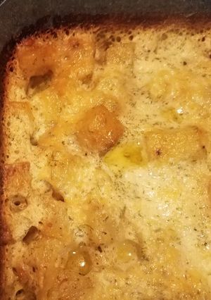 A picture of Cheesy ranch potato bake.