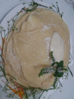 Una foto de Crepecake de banana