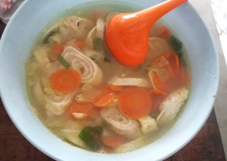 Rahasia Memasak Sup rolade ayam yang Gurih