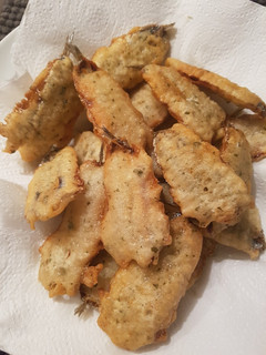Una foto de Boquerones en mi tempura