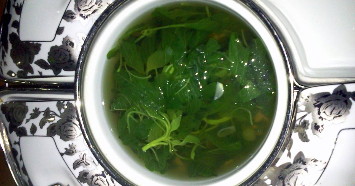 Indonesian Spinach Clear Soup Recipe by pasarkaget Cookpad