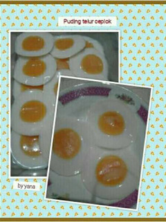 Foto resep Puding telur ceplok