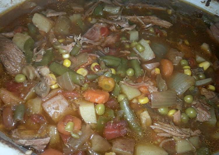 Recipe of Homemade Crock pot beef roast (lots and lots of veggies)