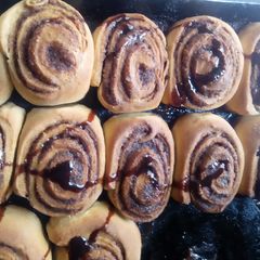 A picture of Cinnamon rolls.
