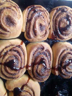 A picture of Cinnamon rolls.