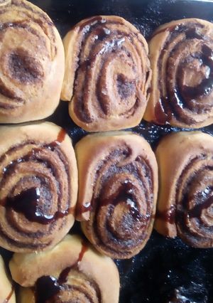 A picture of Cinnamon rolls.