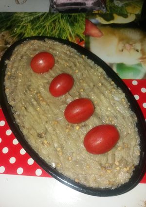 O poză a rețetei Salată de vinete🍆🍅🍆.