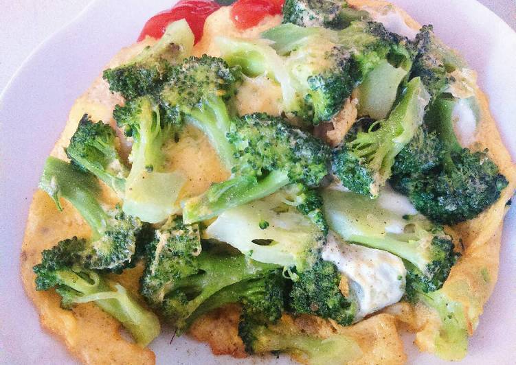 Cara Gampang Membuat Telur dadar brokoli Anti Gagal