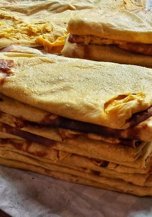A picture of Khapravarchi Puran Poli.