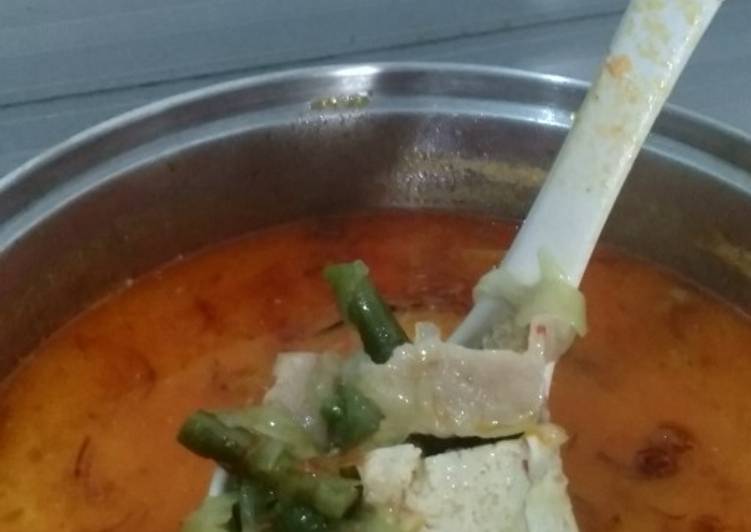 Resep Sayur labu kacang panjang tahu, Menggugah Selera
