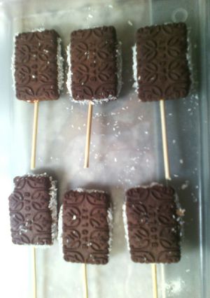 Una foto de Paletas chocolinas